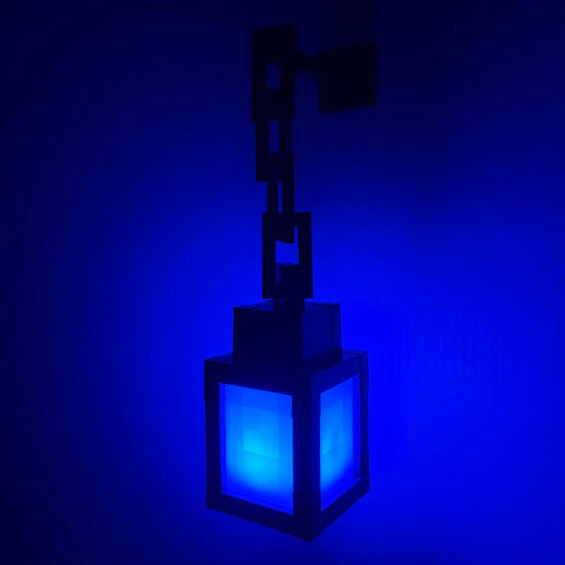 Lantern Night Light - 16-Color Wall-Mounted Ambient Night Light Strip with Remote Control - Wall-Mounted Table Lamp, Role-Playing Theme Bedside Lamp, Halloween, Christmas Room Decorative Light